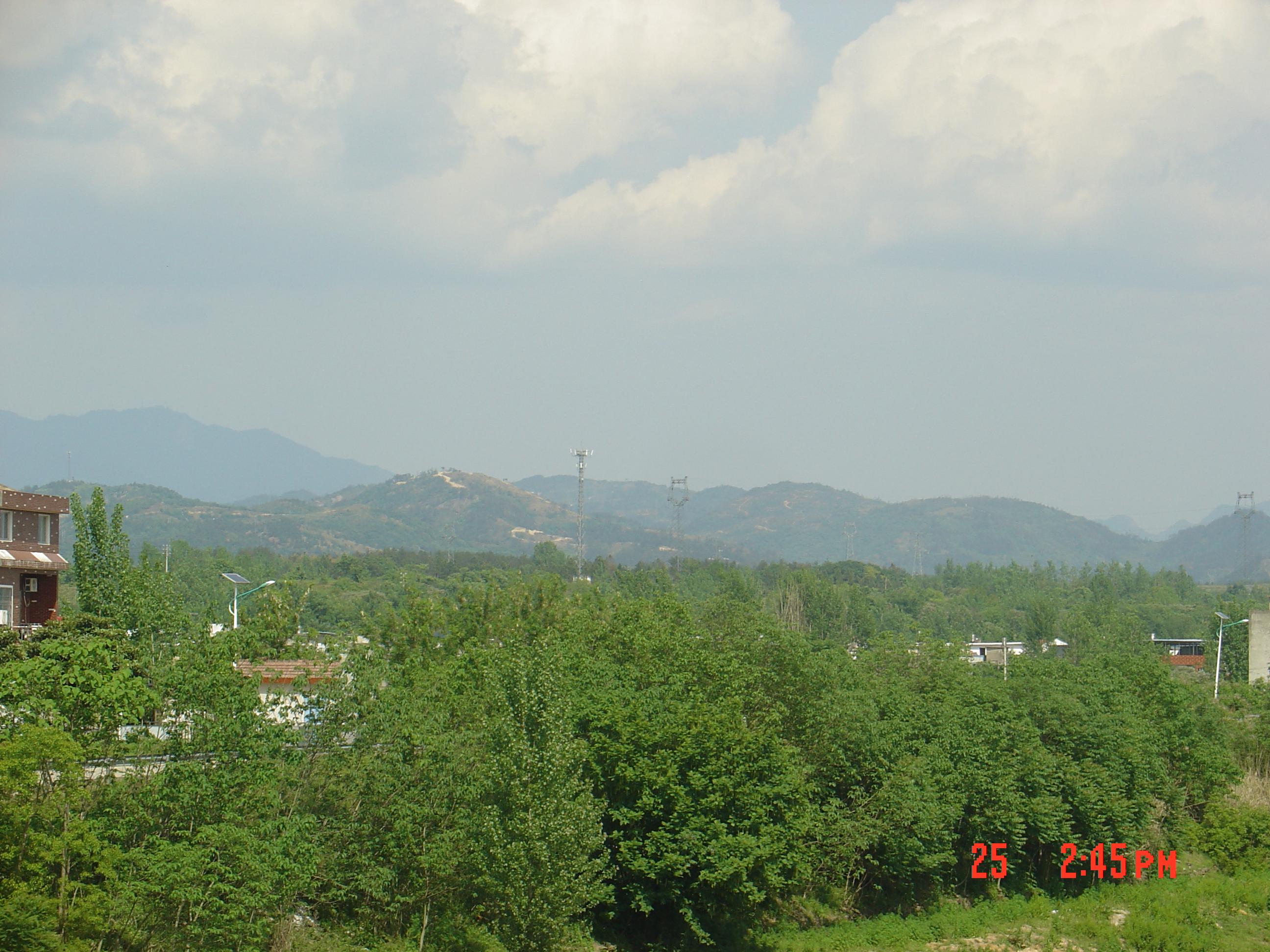 雾漫青山，风过林梢